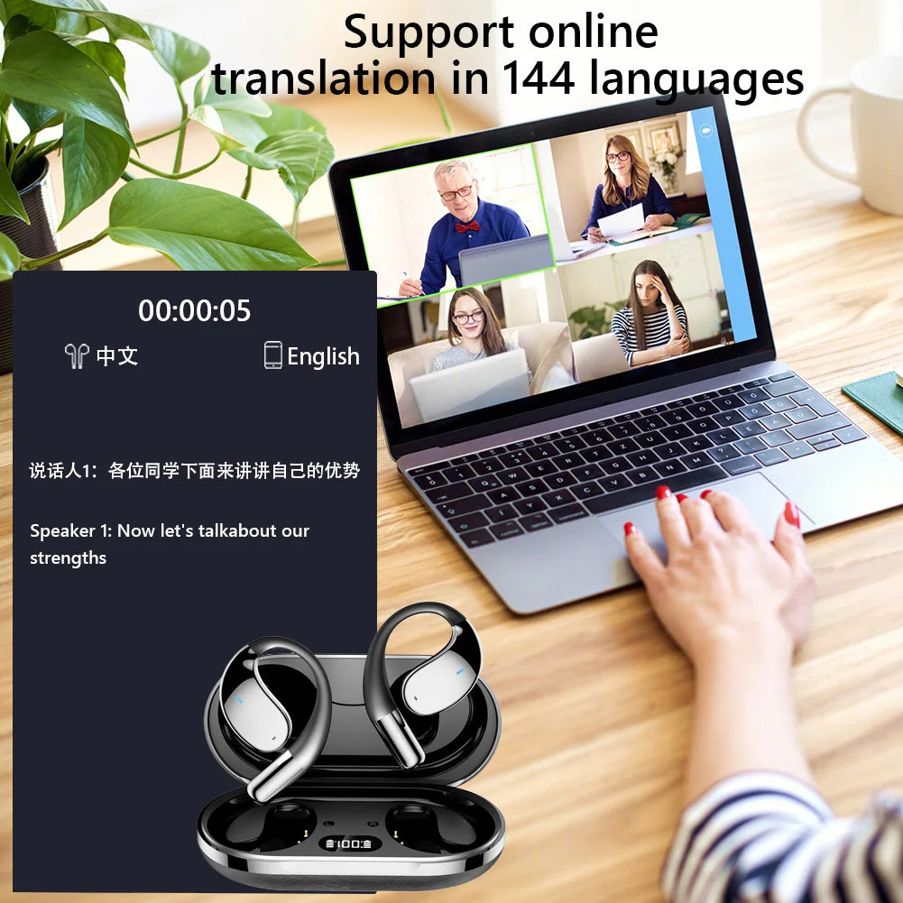 Smart Voice Translator Earbuds